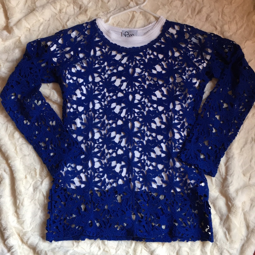 AGN Royal Blue Tunic. Size Large.
